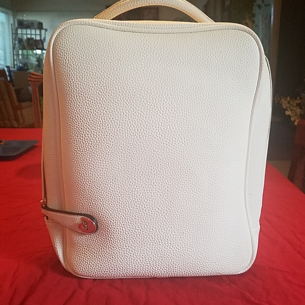 White backpack